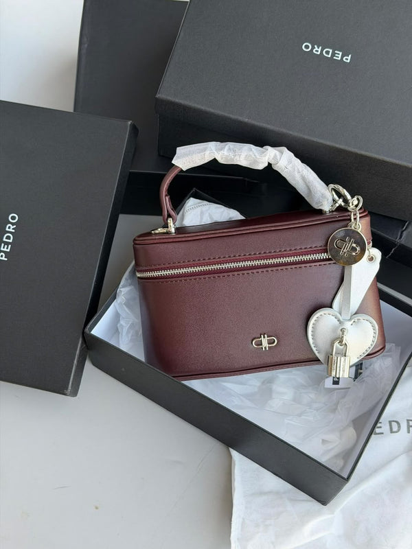 PEDRO Maroon Vanity case