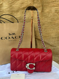 Coach Quilted Leather Chain Shoulder Bag