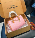Coach Signature Canvas Mini Rowan Satchel