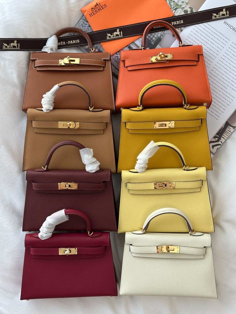 Hermès Kelly 25 Togo Leather Handbag