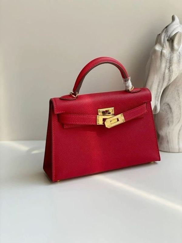 Hermès Kelly 25 Togo Leather Handbag