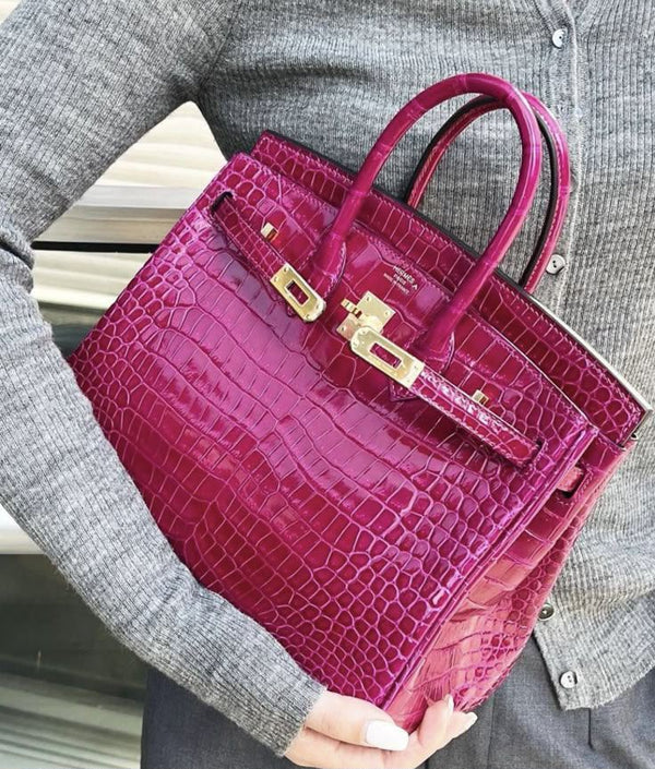 Hermès Birkin 35 Niloticus Crocodile Leather Handbag