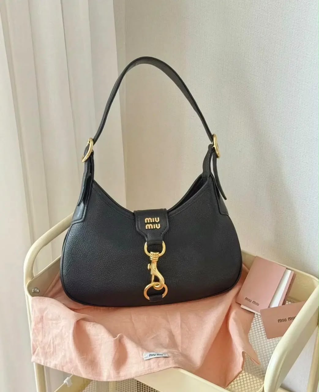 Miu Miu Leather Shoulder Bag