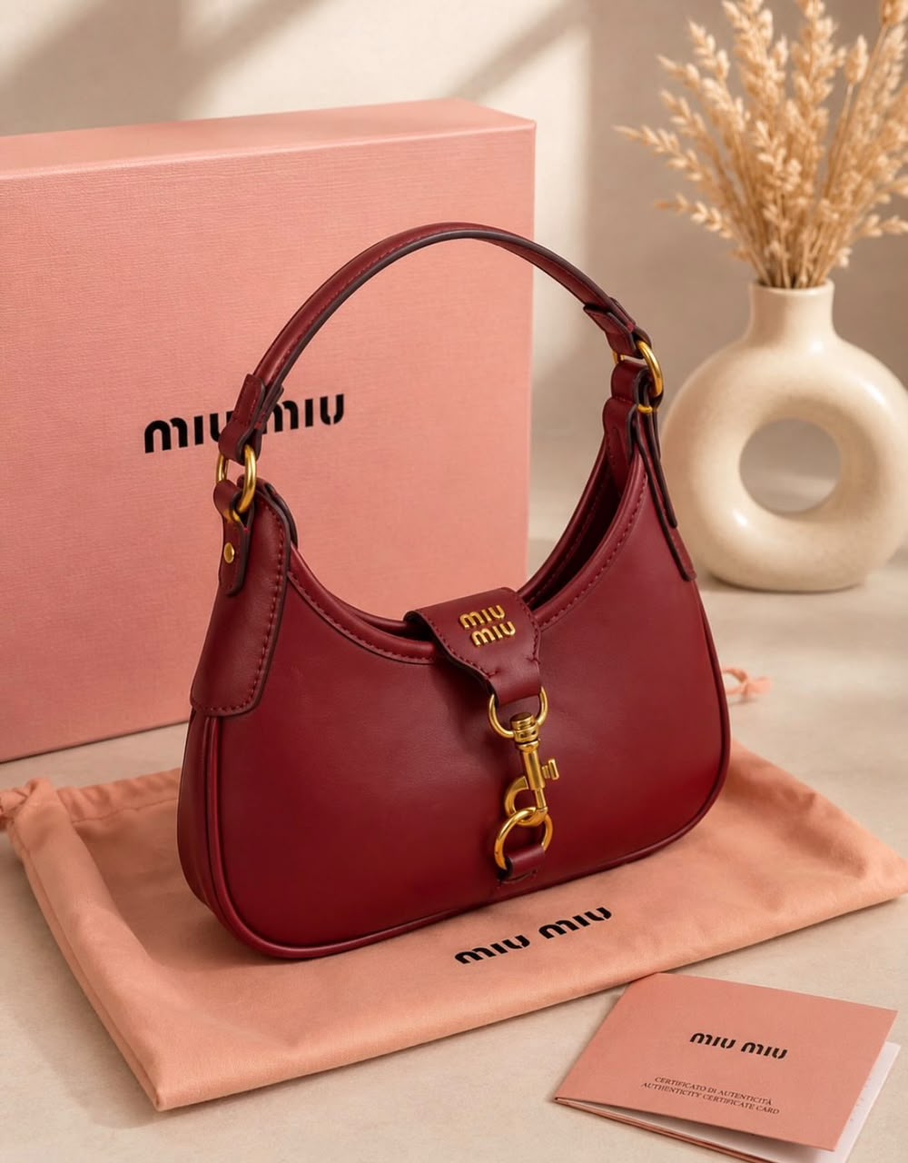 Miu Miu Leather Shoulder Bag