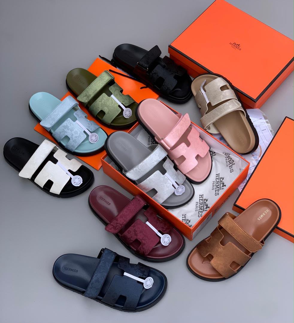 Hermès Chypre Leather Sandals