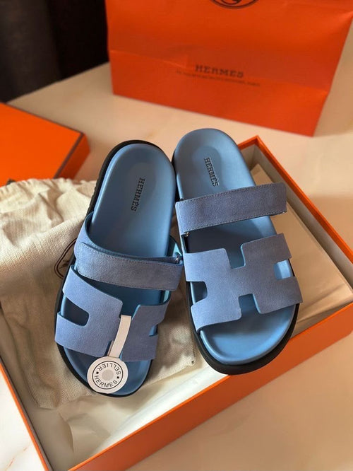 Hermès Chypre Leather Sandals
