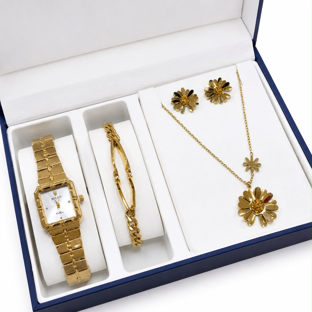 Luxury Women’s 4-Piece Jewelry Gift Set