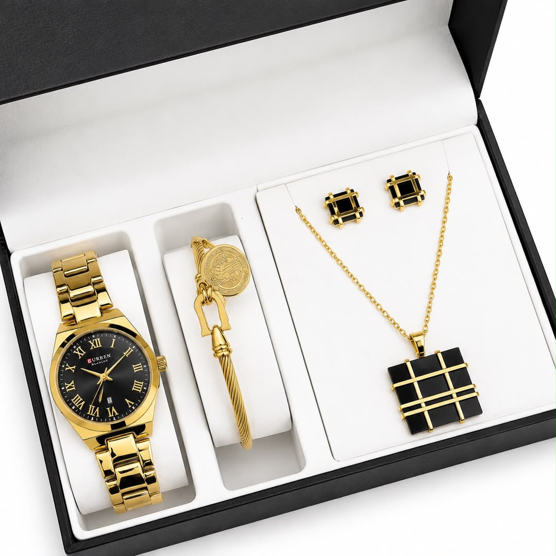 Luxury Women’s 4-Piece Jewelry Gift Set