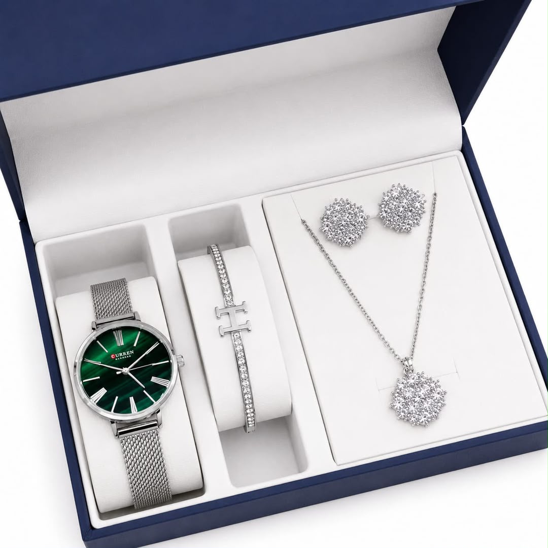 Luxury Women’s 4-Piece Jewelry Gift Set