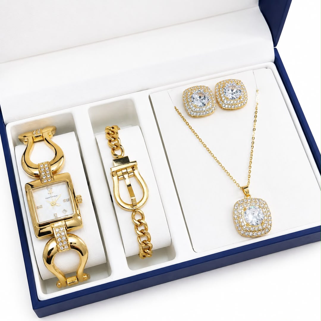 Luxury Women’s 4-Piece Jewelry Gift Set