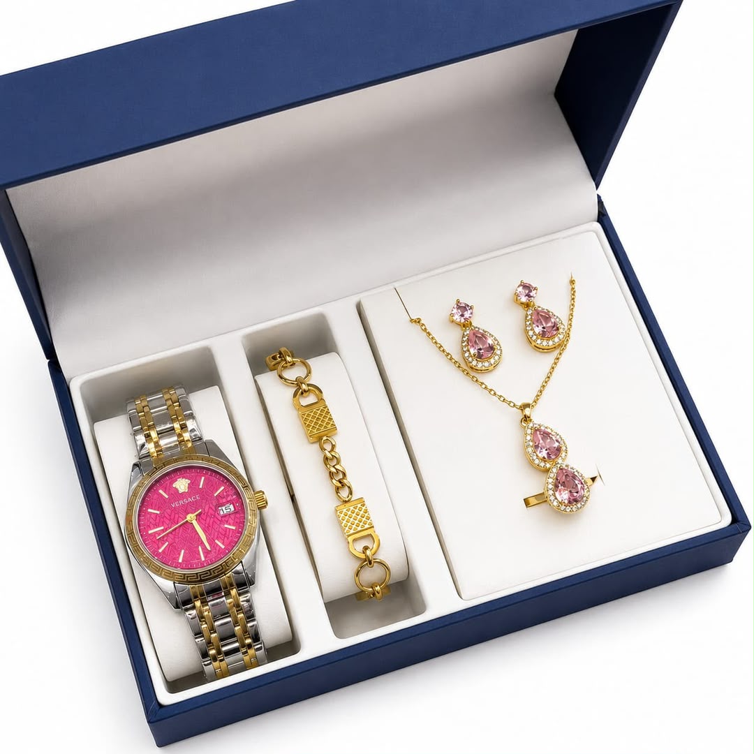 Luxury Women’s 4-Piece Jewelry Gift Set