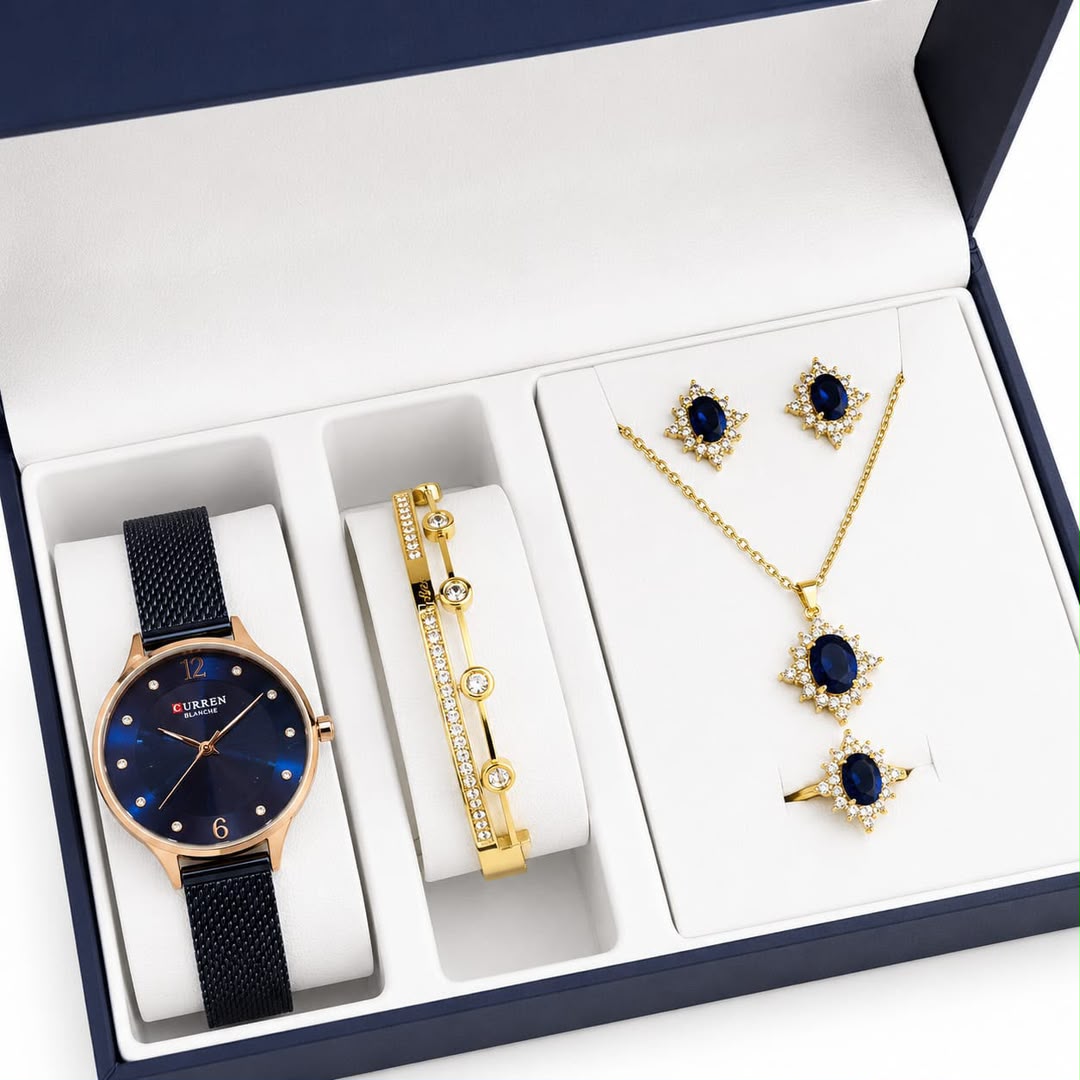 Luxury Women’s 4-Piece Jewelry Gift Set