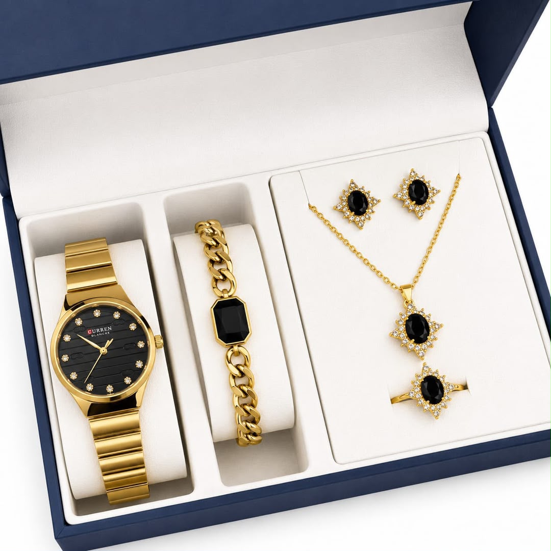 Luxury Women’s 4-Piece Jewelry Gift Set