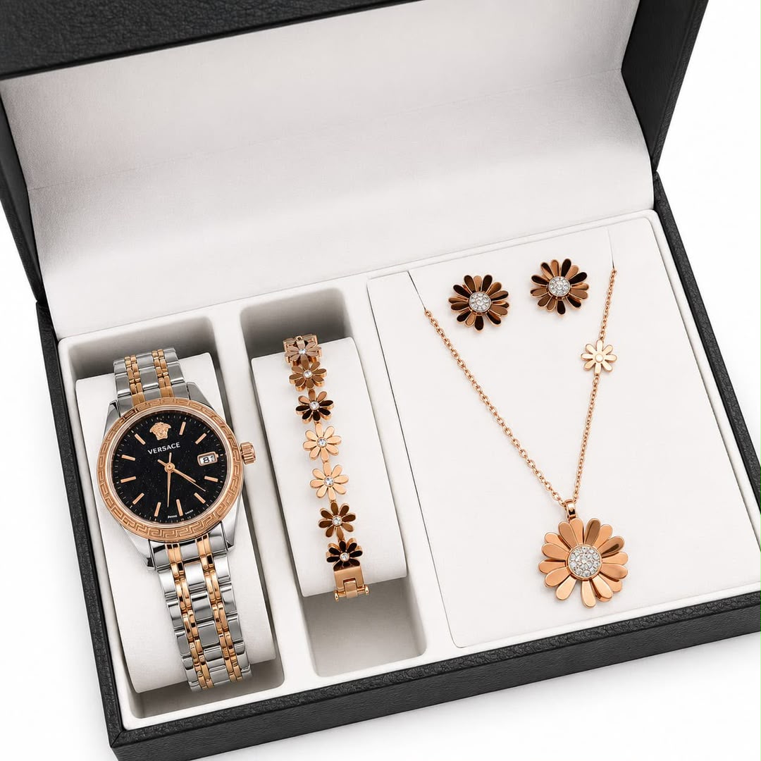 Luxury Women’s 4-Piece Jewelry Gift Set