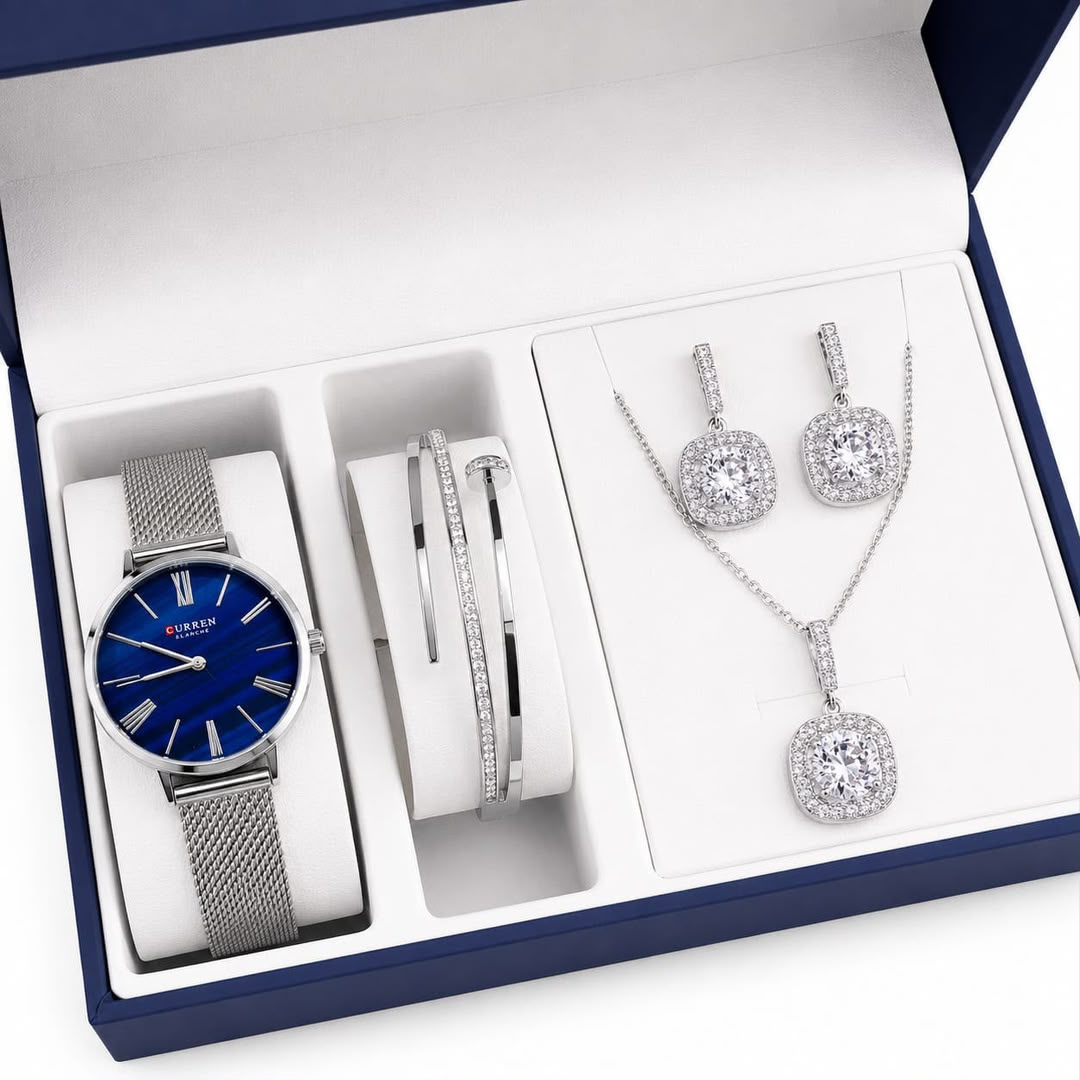 Luxury Women’s 4-Piece Jewelry Gift Set