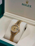 Authentic Rolex Lady-Datejust Diamond Watch – 18K Gold Luxury Timepiece