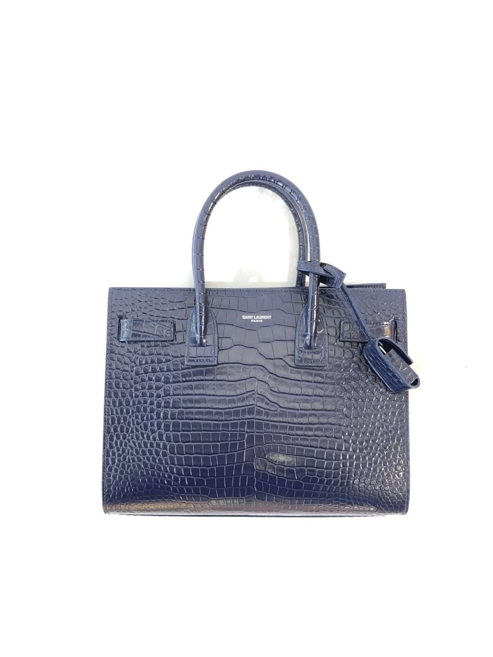 Premium Crocodile Embossed Leather Tote Bag