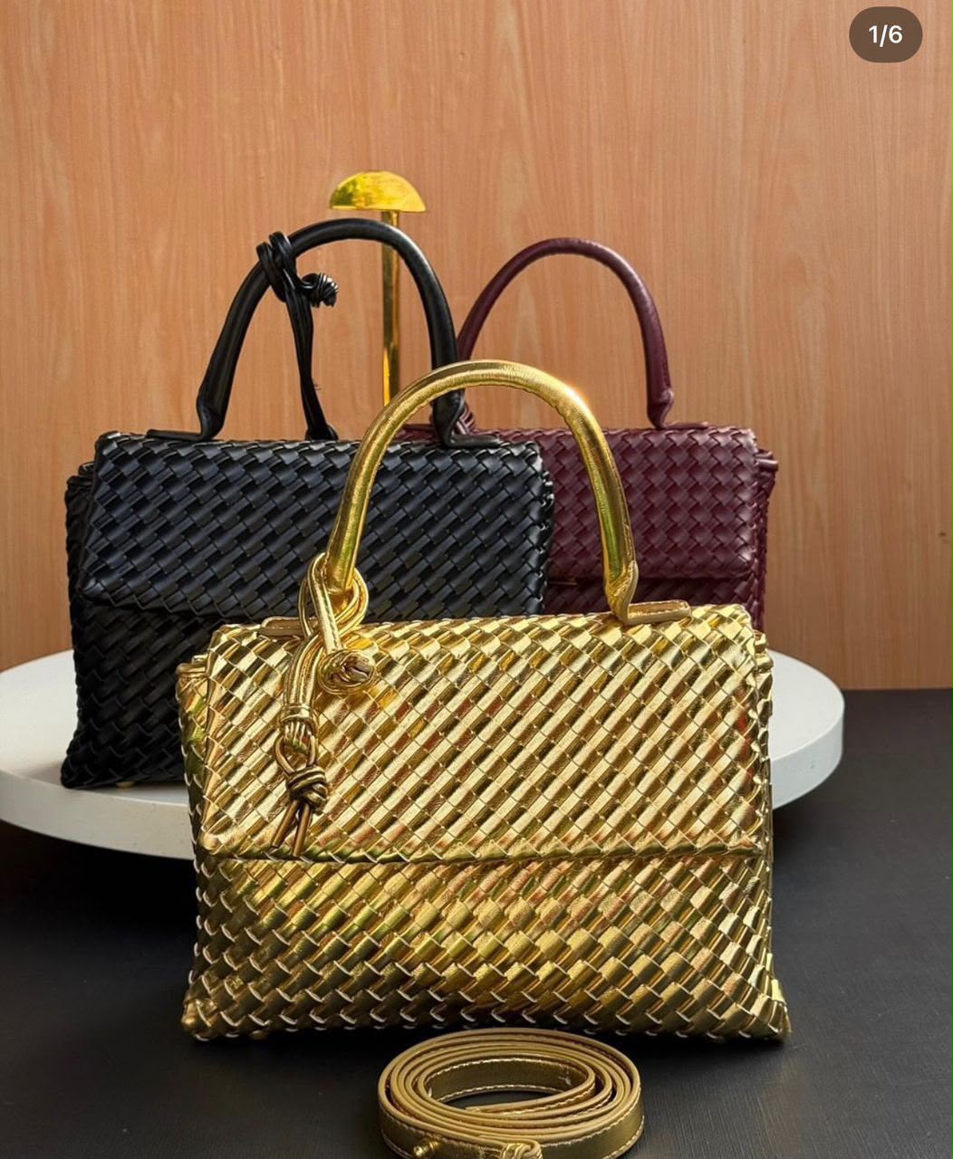 Premium Crocodile Embossed Leather Tote Bag