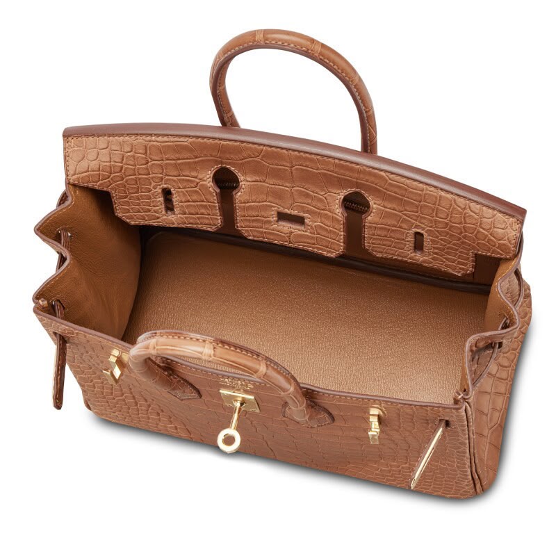 Hermès Birkin 35 Niloticus Crocodile Leather Handbag